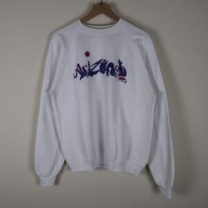 Vintage 90s Arizona Cartoon Animal Tourist Sweatshirt White Size XL 23x26